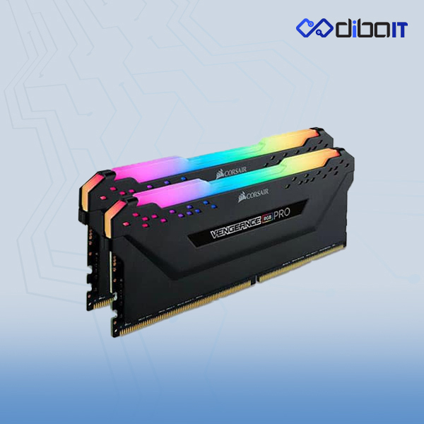 رم دسکتاپ DDR4 کورسیر مدل Vengeance RGB PRO ظرفیت 32 گیگابایت دو کاناله 3200 مگاهرتز CL16